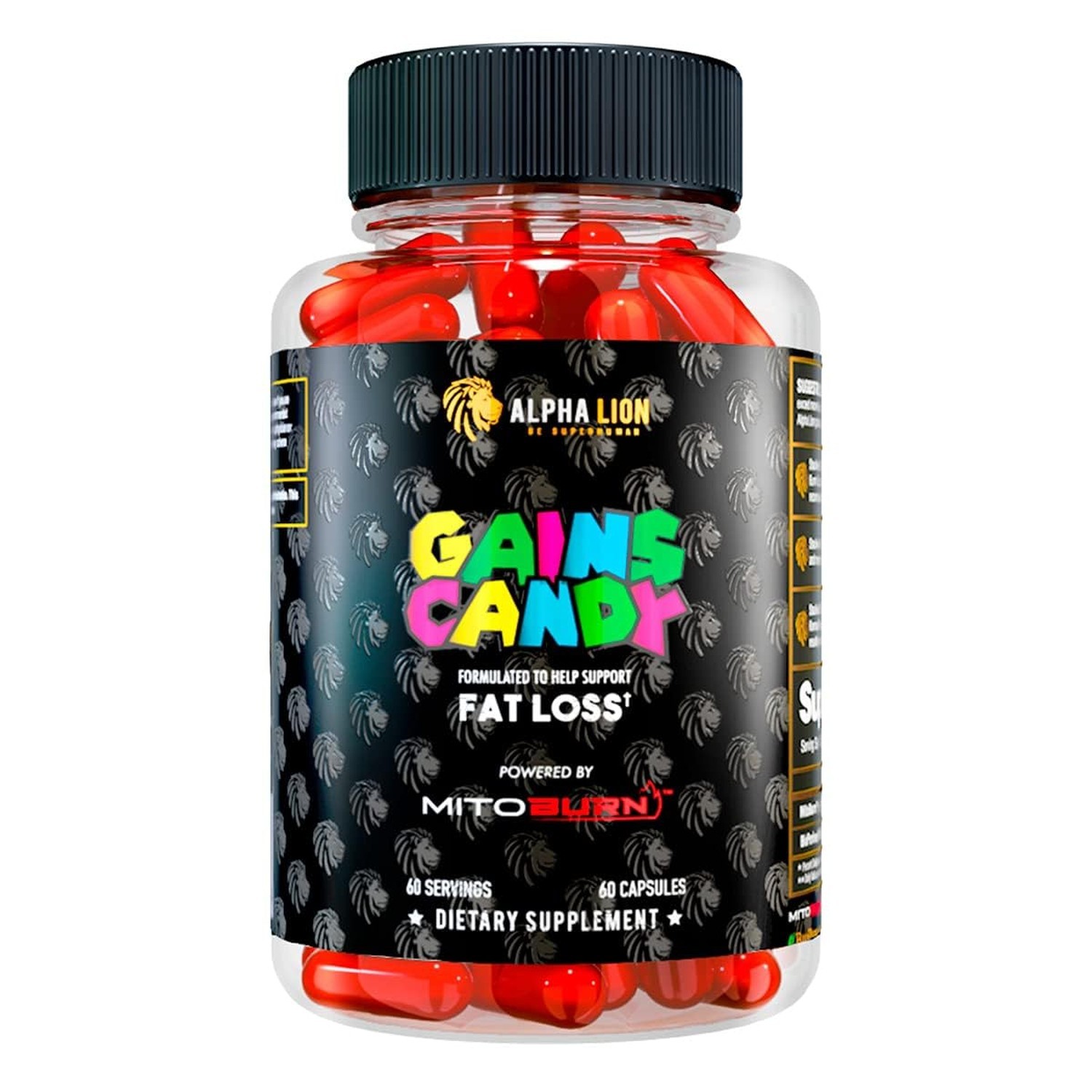 ALPHA LION Gains Candy, Supplement Pills that Support Weight Loss, Appetite S…