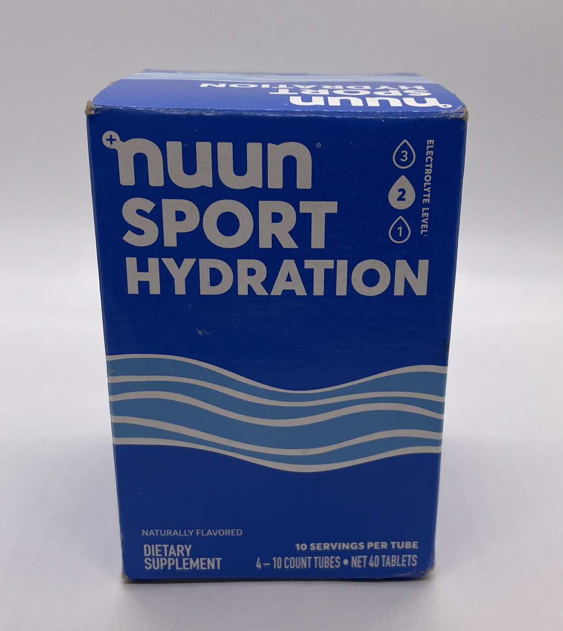 NUUN Sport Hydration Natural Flavor 4-10 Count Tubes – 40 tablets NEW!