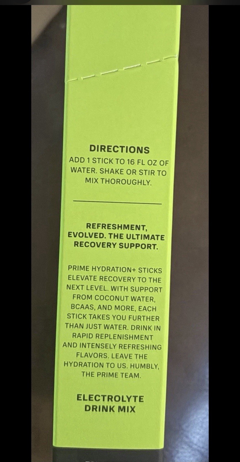 Prime Hydration + Sticks Lemon Lime 72 Sticks Total Lot of 12-check Exp. Date
