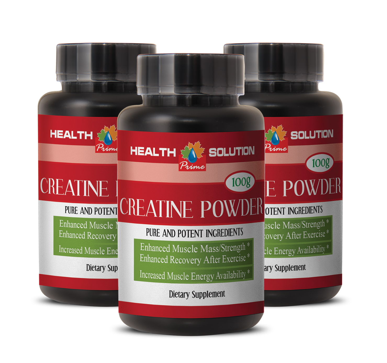 reasonable price – CREATINE POWDER – for men or women – 3 Bottle, 300 gram