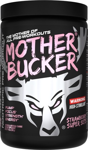 BUCKED UP MOTHER BUCKER PRE-WORKOUT Pump Focus Strength Energy High-Stimulant