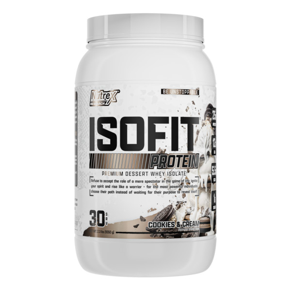 Nutrex Research ISO Fit Whey Protein Isolate Muscle Recovery 2LB, 5 Flavors