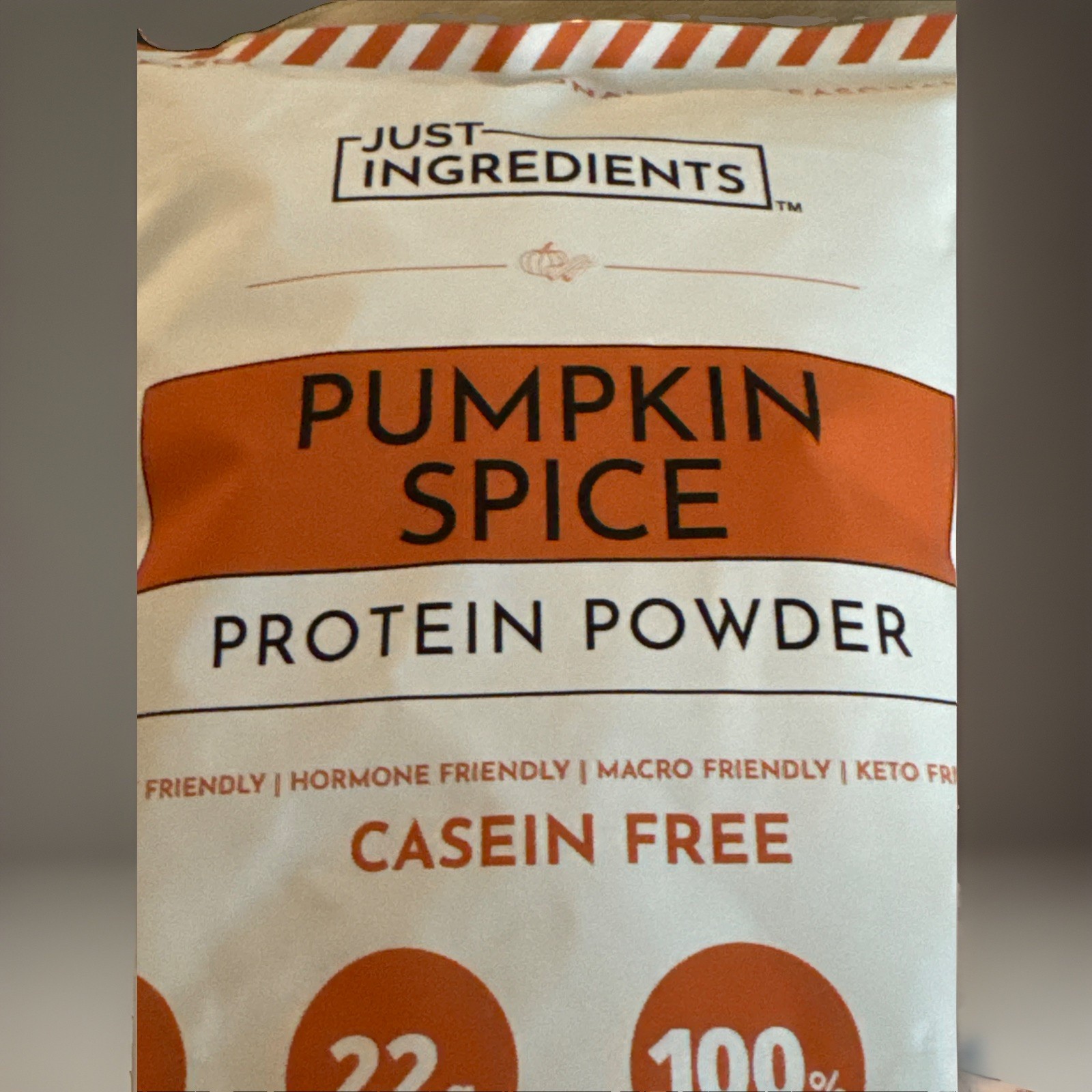 Just Ingredients – Pumpkin spice Protein powder, 1.3 Lb (20.84 Oz)
