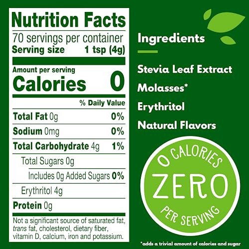 Truvia Calorie-Free Brown Spoonable Sweetener from the 9.8 Ounce (Pack of 1)