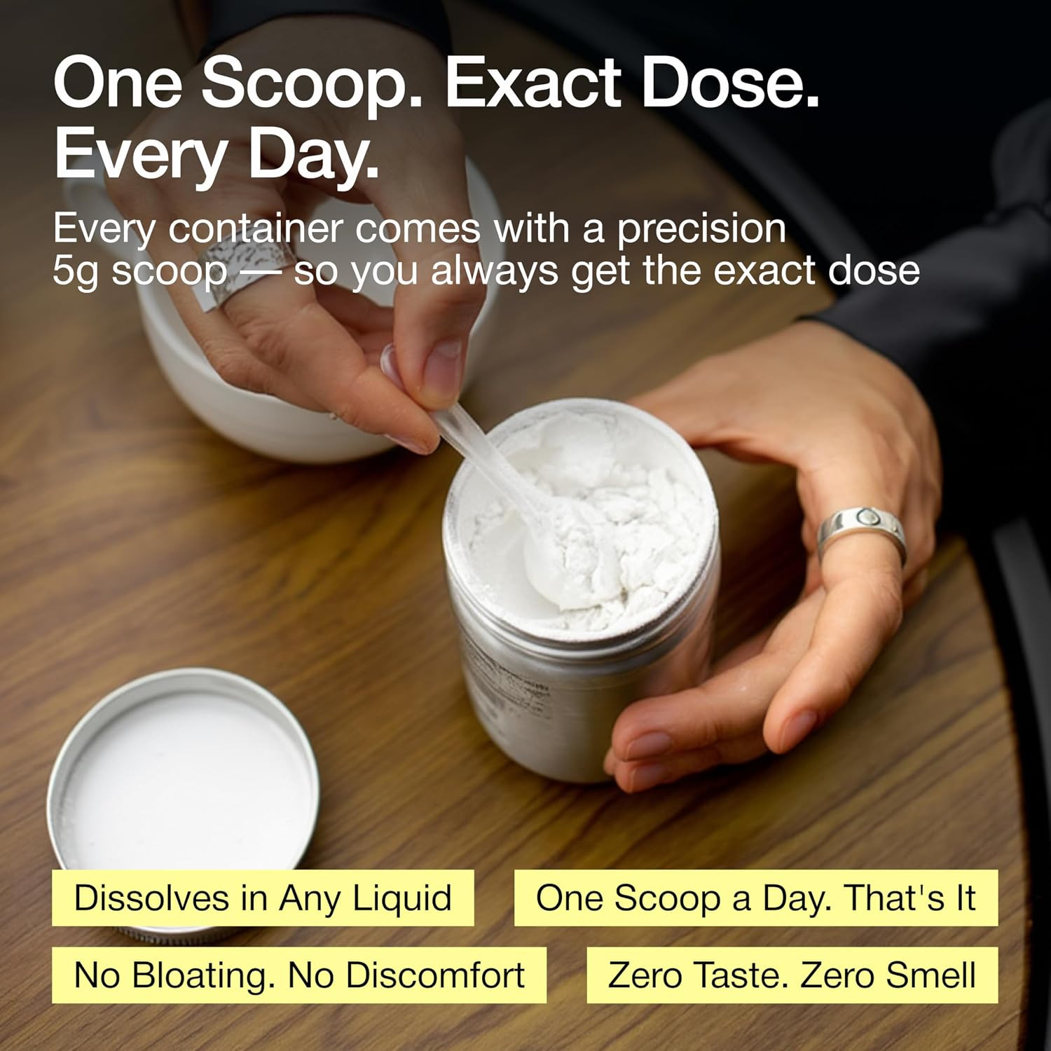 Pure Creatine Monohydrate Powder 300G – Micronized Supplements 5G Serving for Su