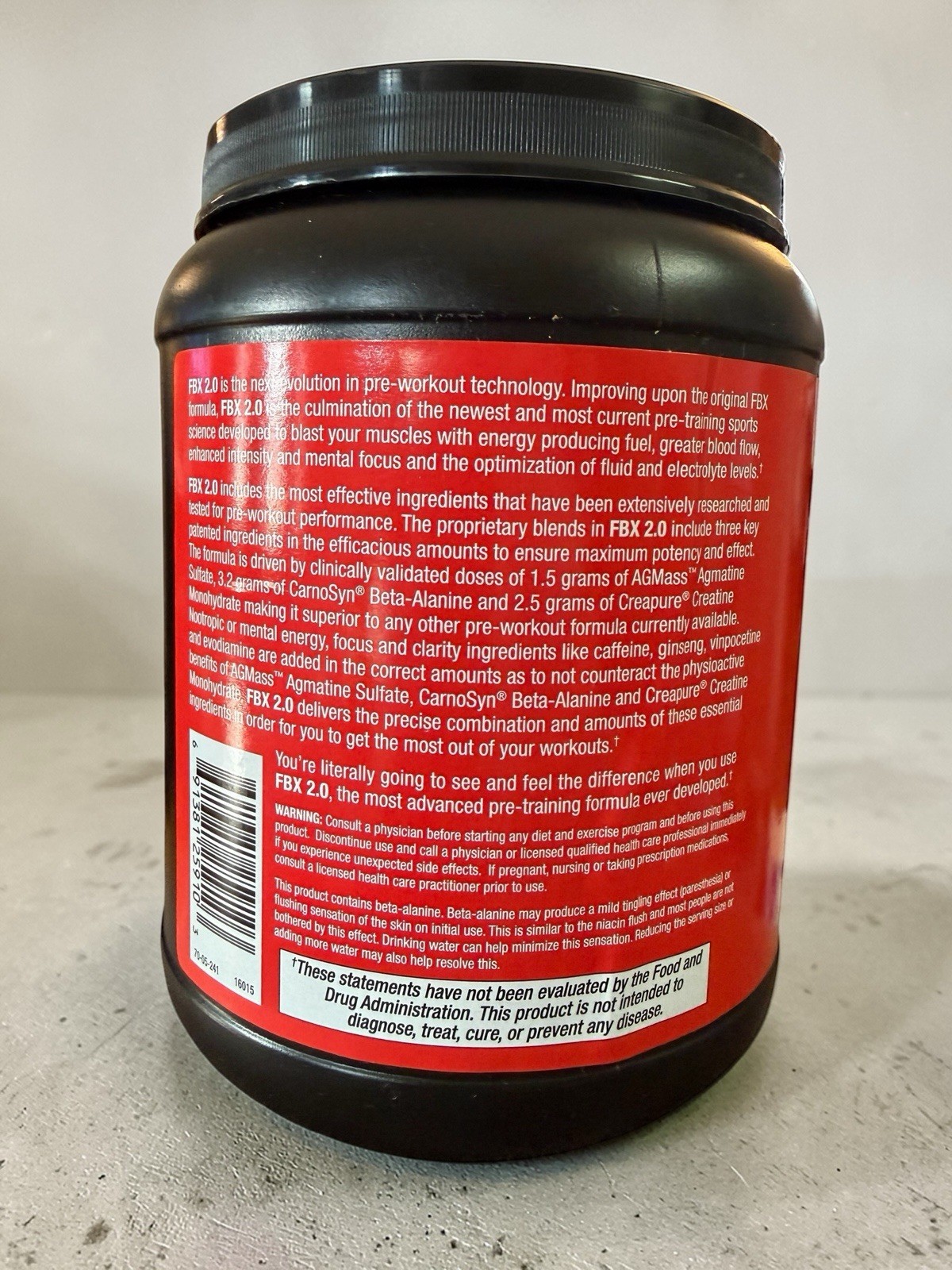 Performance FBX 2.0 Advanced Pre Training Formula Atomic Lime 2.0 LBS Ex: 04/27