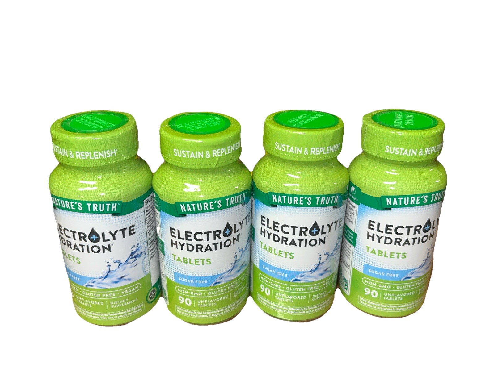 4pack Nature’s Truth Electrolyte Hydration 90 Tablets per Bottle Exp 11/30/26++