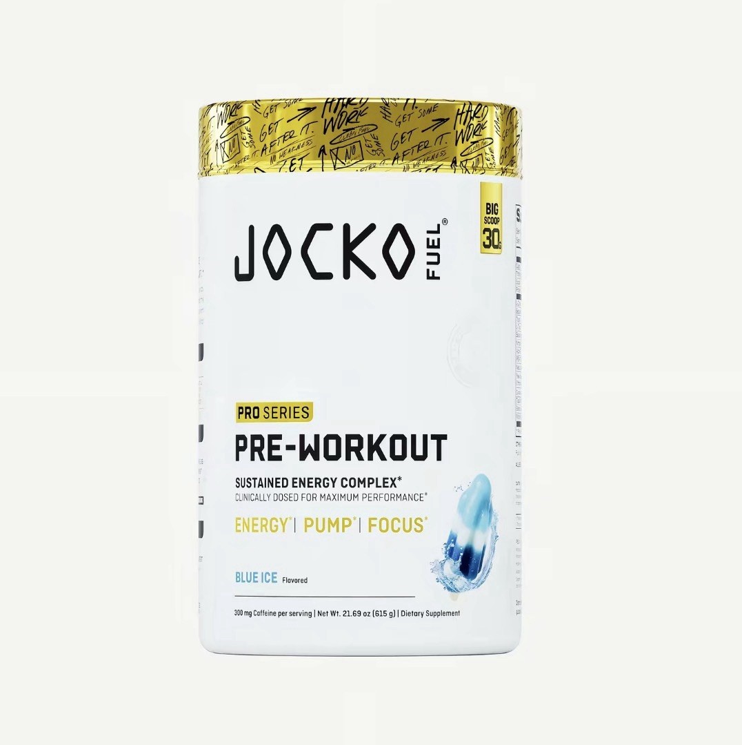 Jocko Fuel Pro Series Pre-Workout BLUE ICE 21.69 Oz Exp 11/2027 New Sealed