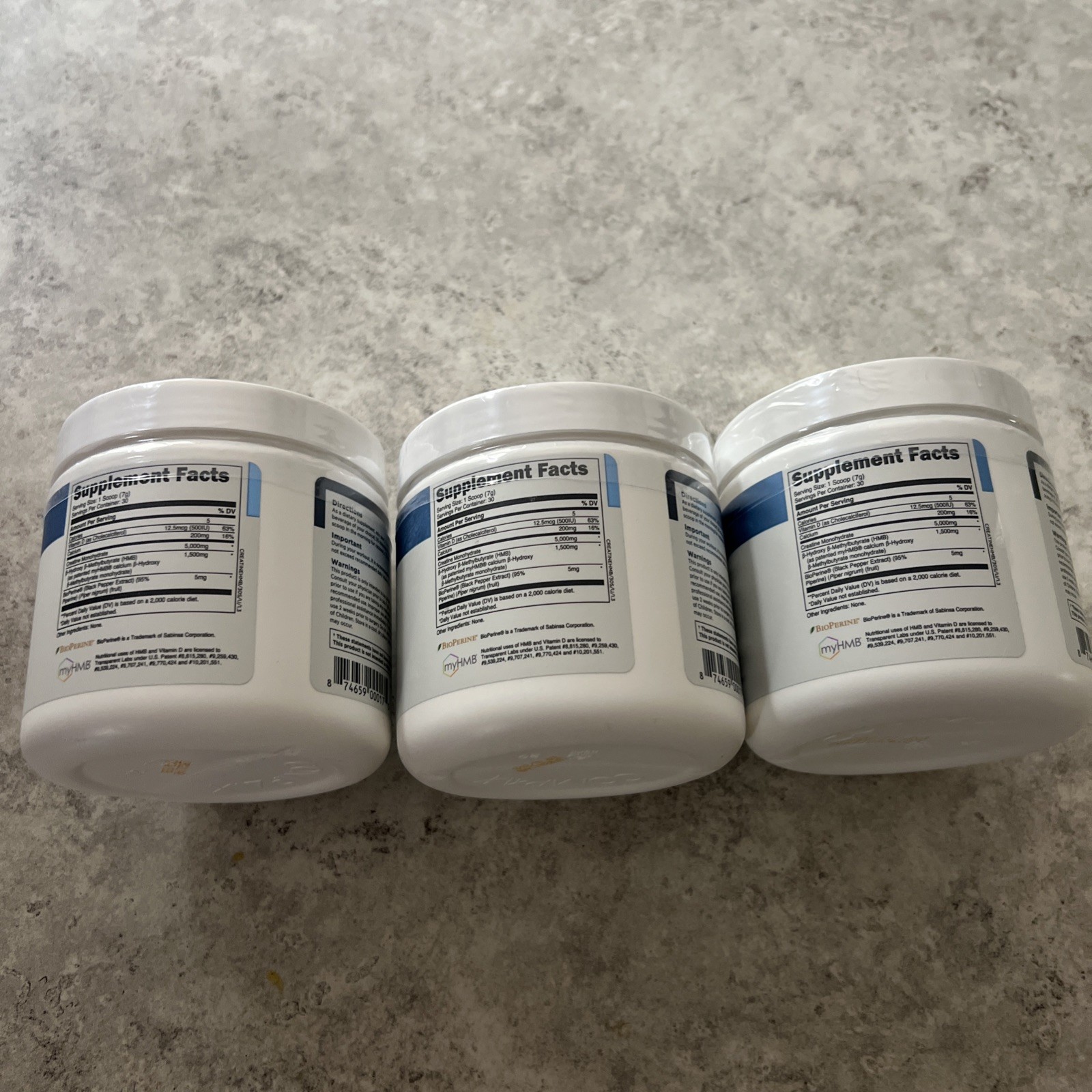 3X Transparent Labs Creatine HMB Powder – 30 Servings Unflavored EXP 01/2028
