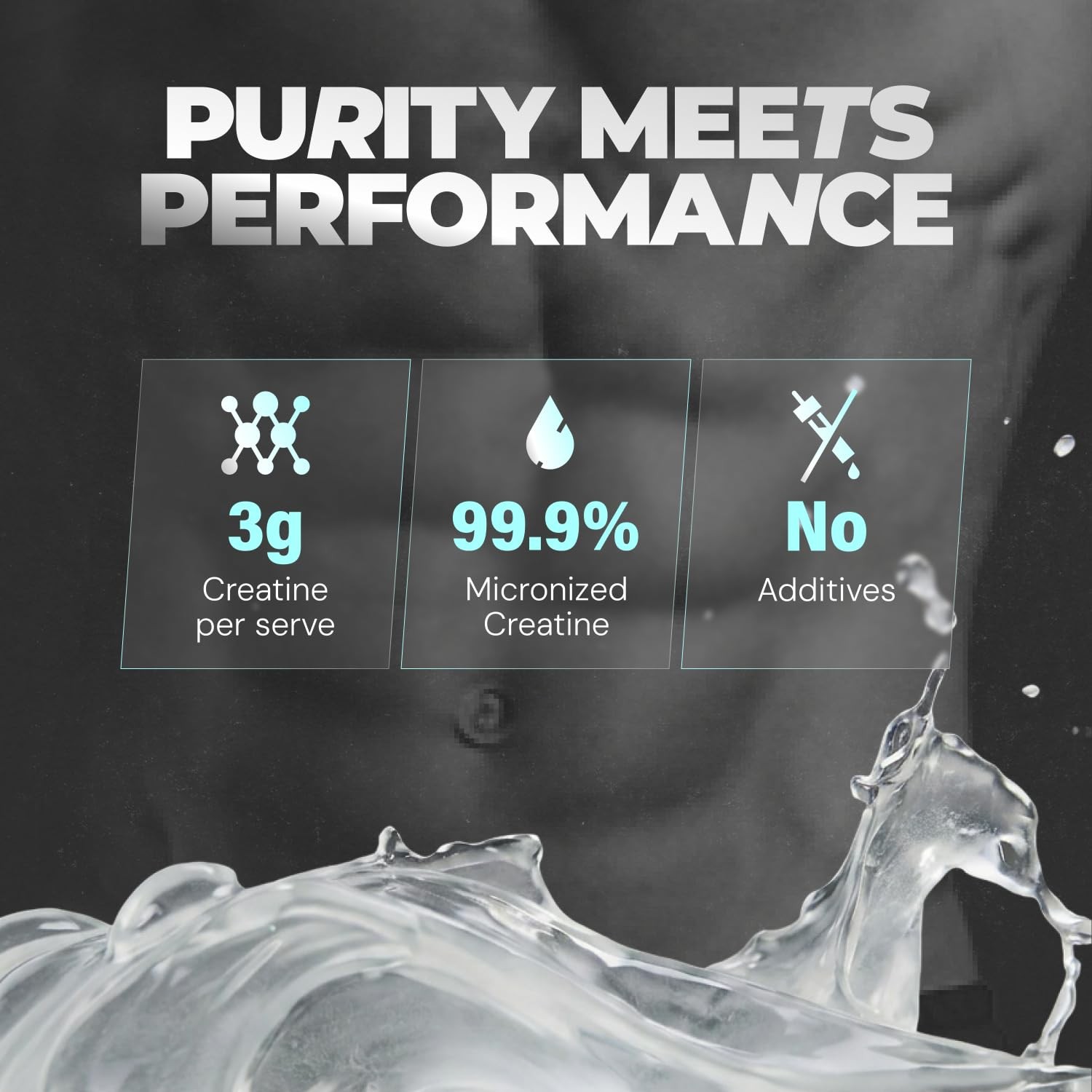 Nutrabay Pure Micronised Creatine Monohydrate 400g – 3000mg/Serving, Unflavoured