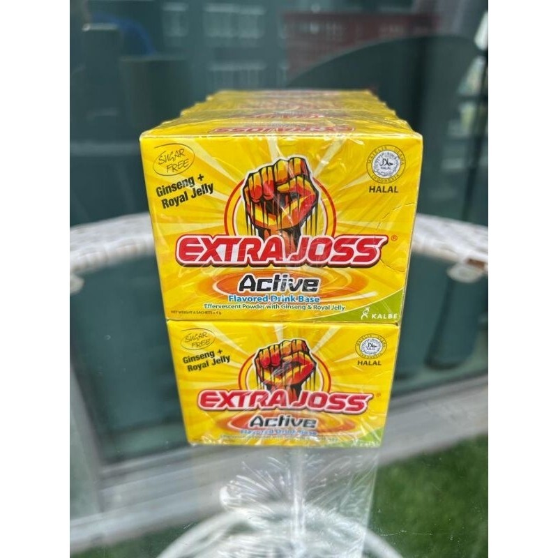10 Boxes EXTRA JOSS (60 Sachets) Energy Drink Powder Sugar Free Boost Stamina