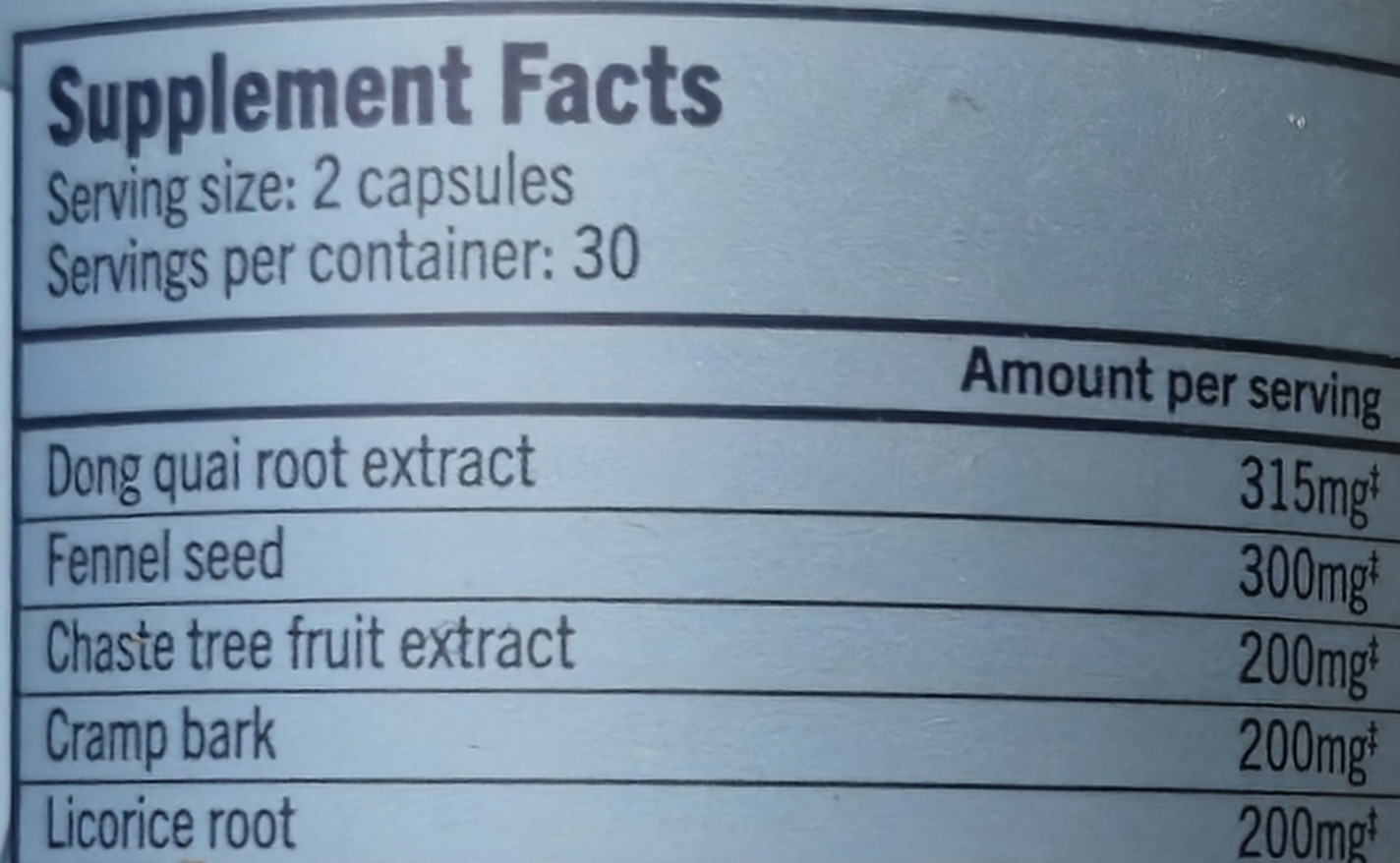 WILE 40 + PERIOD SUPPORT Flow, Cramps & Mood 60 Caps (30 Servings) BEST BY 08/26