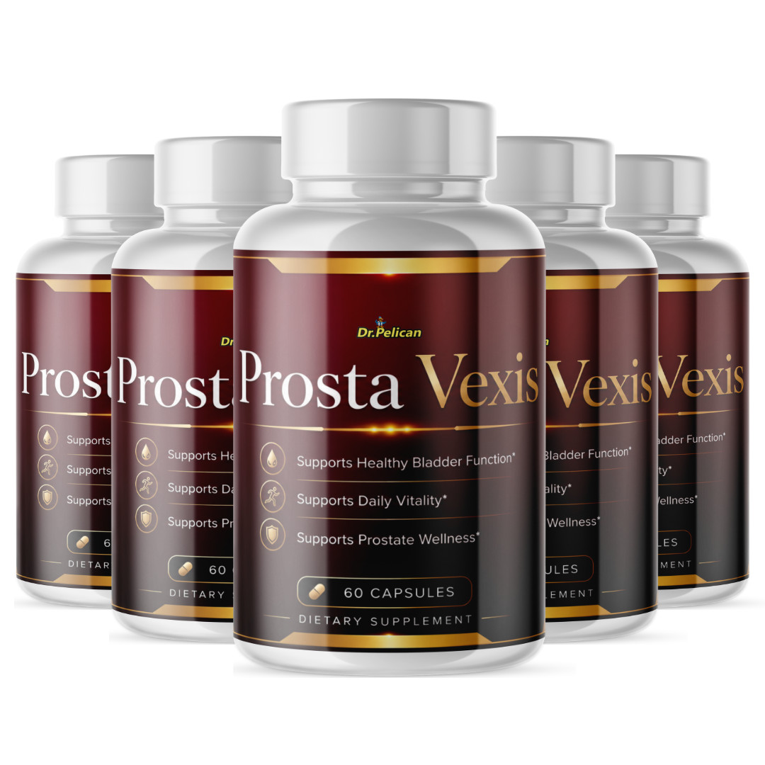 Prosta Vexis- Prostate Support- 5 Bottles- 300 Capsules