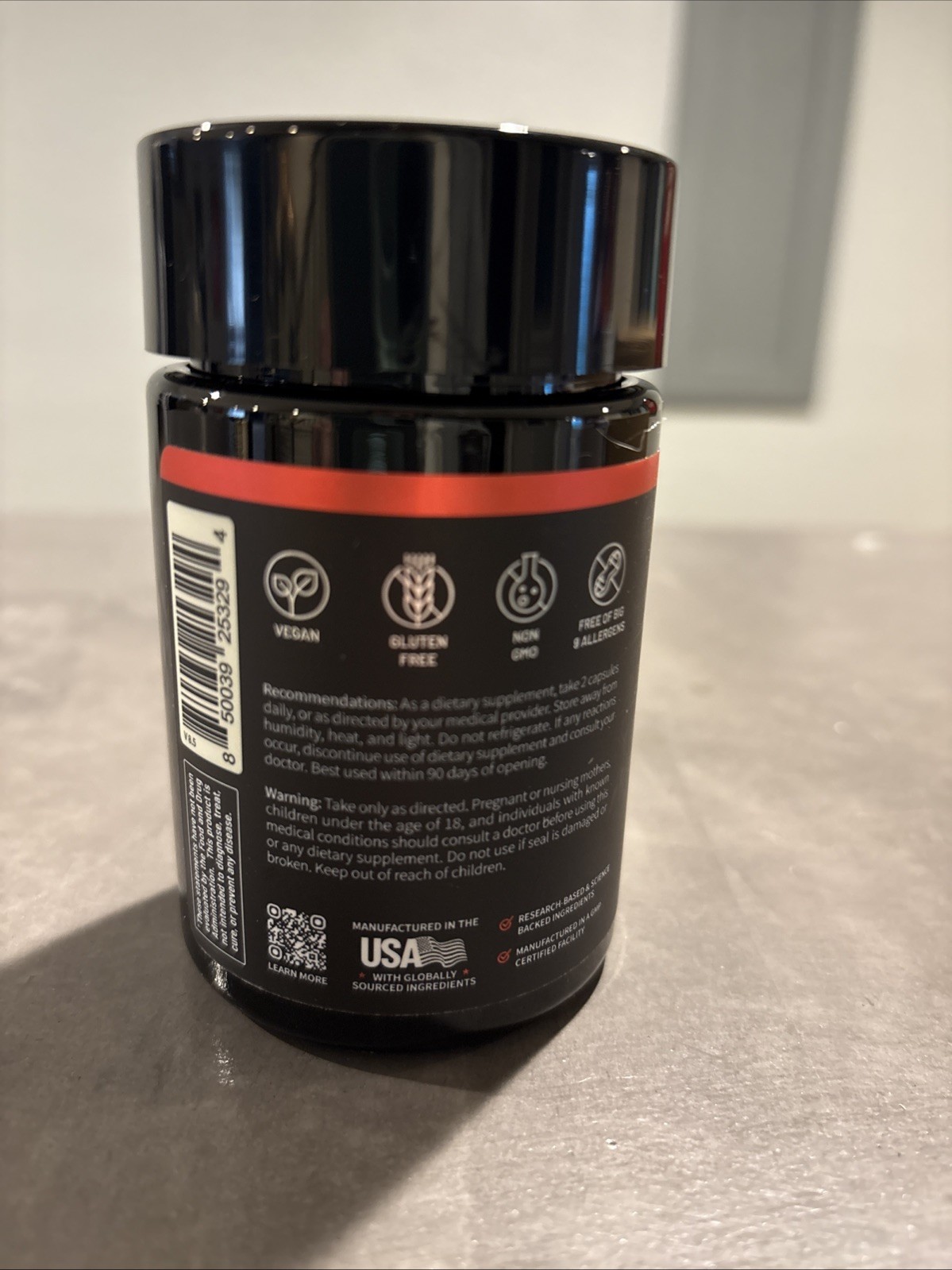 Snap Nitric Oxide Booster 60 Capsules, Ex. 7/28