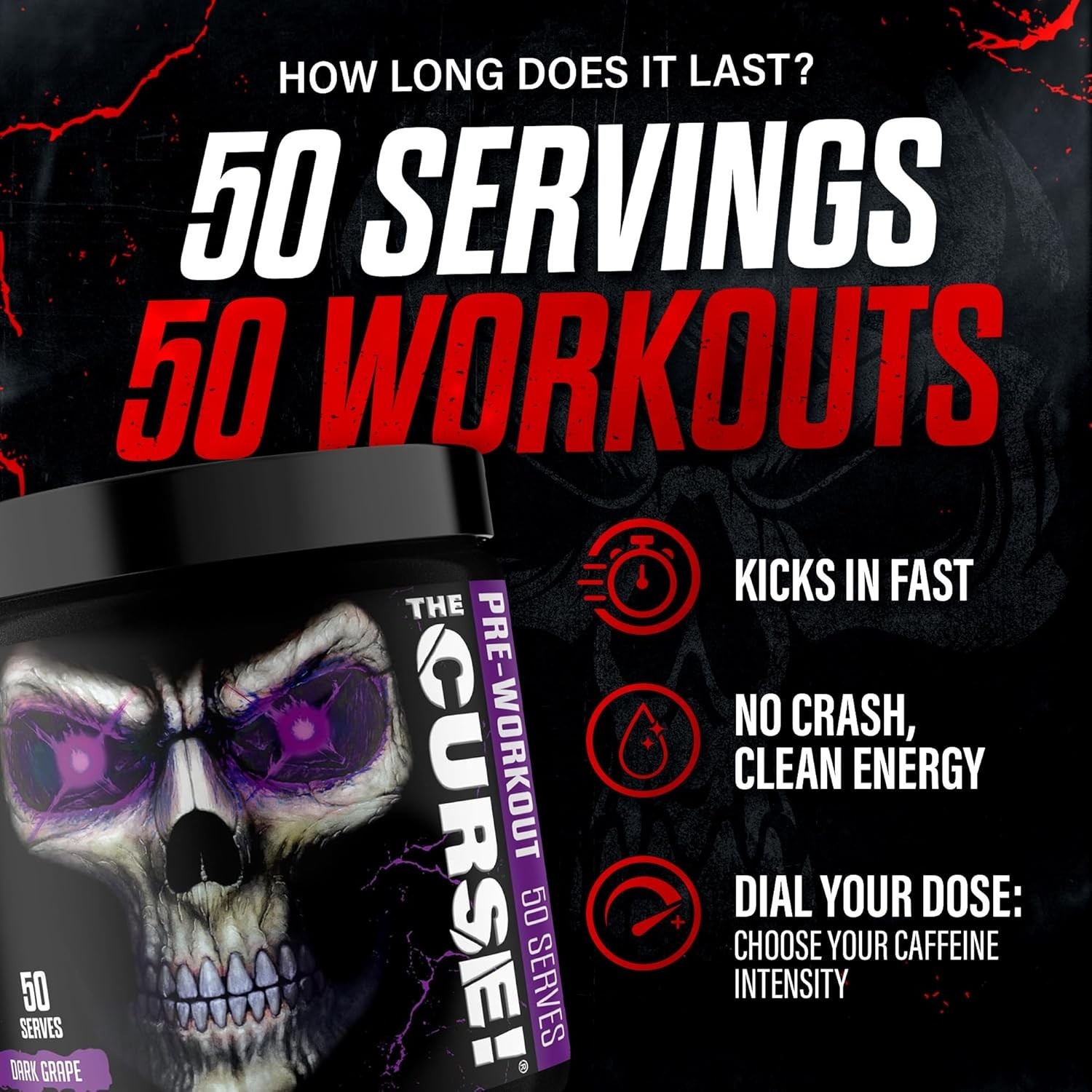 The Curse! Pre Workout for Men & Women – Energy Blend