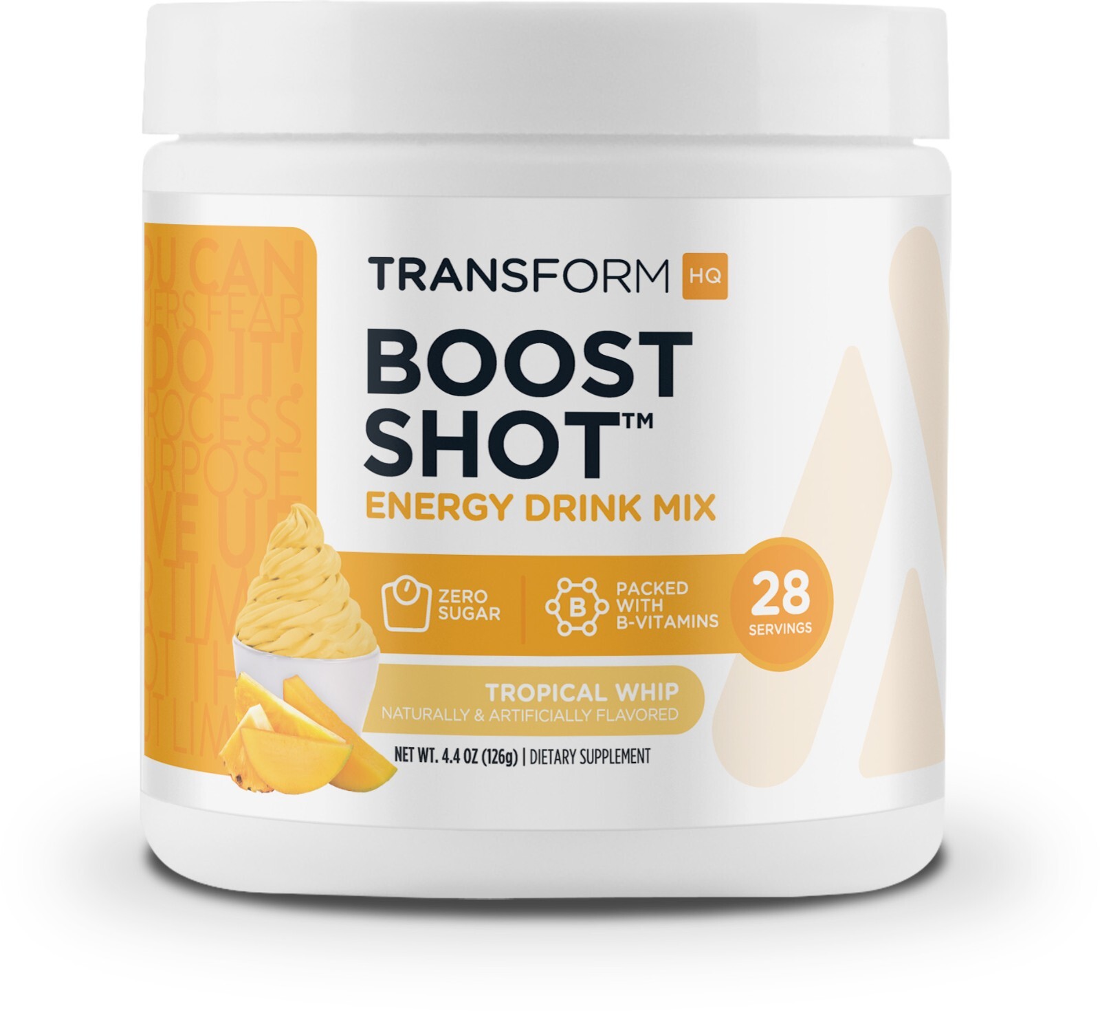 TransformHQ Boost Shot (Tropical Whip) 28 Servings- Powder Supplement