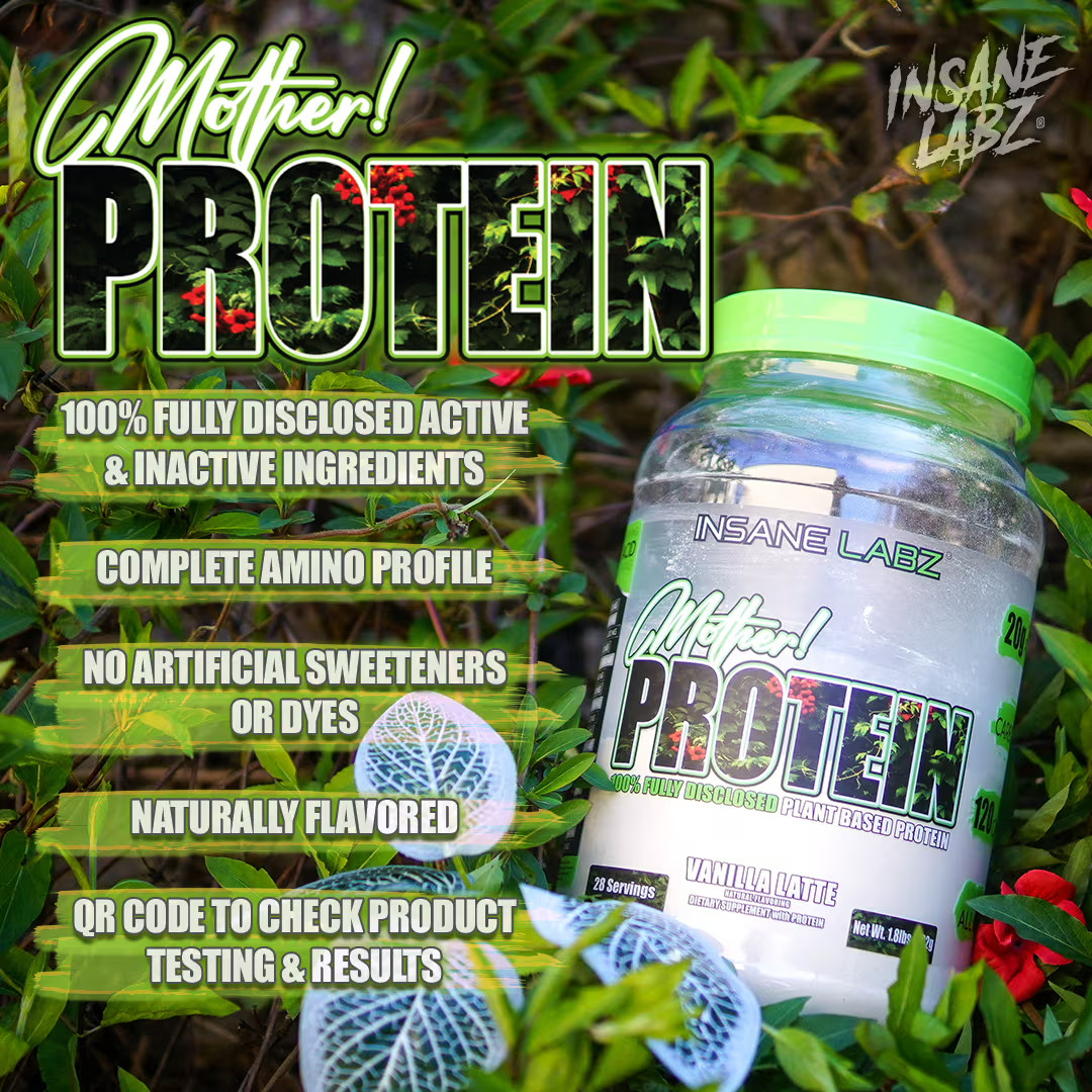 MOTHER PROTEIN INSANE LABZ CHOCOLATE FLAVOR PLANT BASED PROTEIN