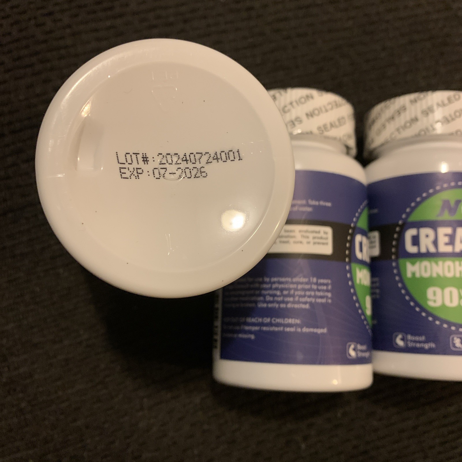 3 – NoavII Creatine Monohydrate Muscle Gain 270 Capsules Exp. 07/2026