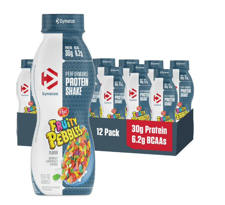 Dymatize Performance Protein Shake Fruity Pebbles 30g 12 Count