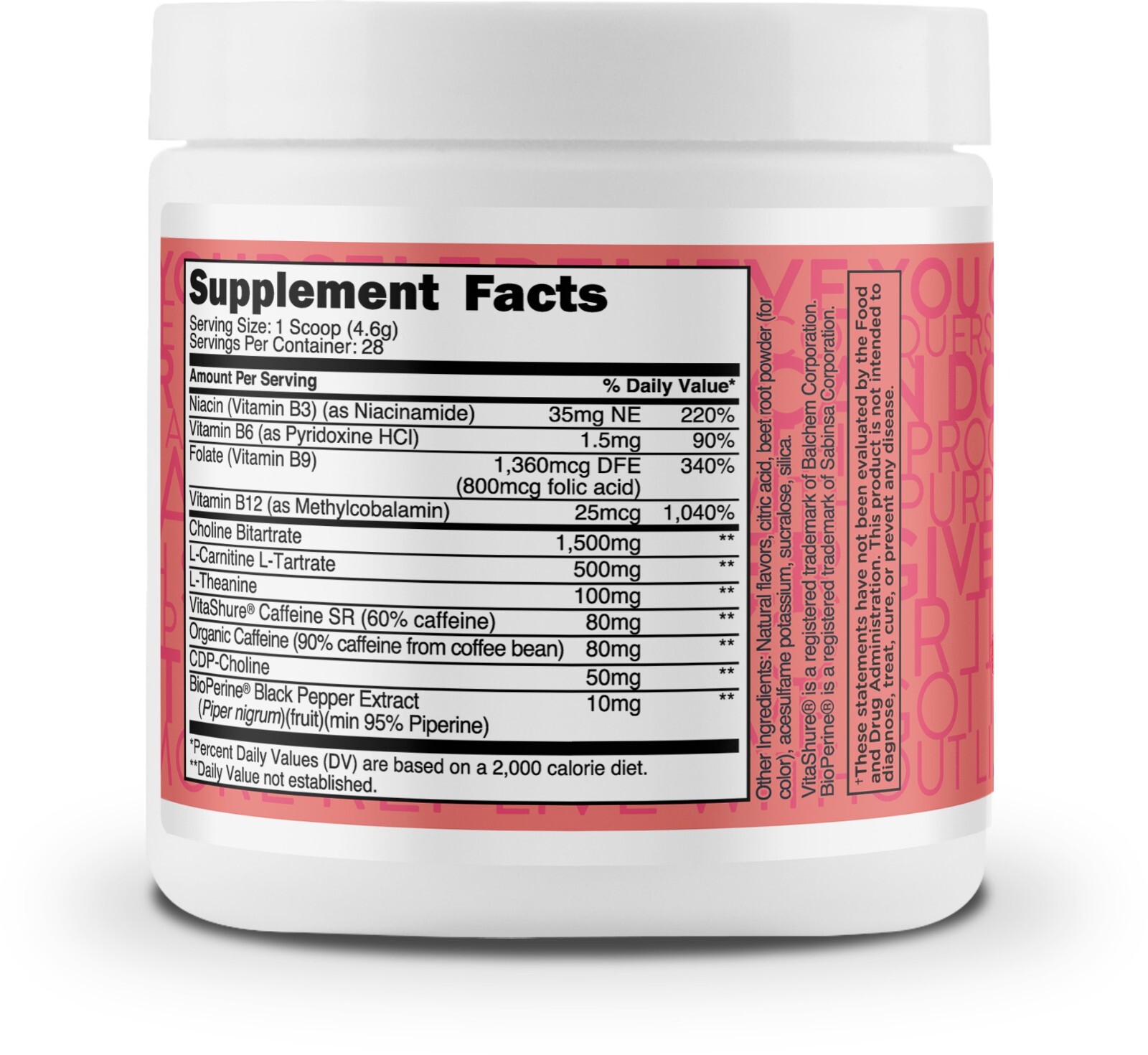 TransformHQ Everyday Boost Shot 28 Servings (Raspberry Lemonade)