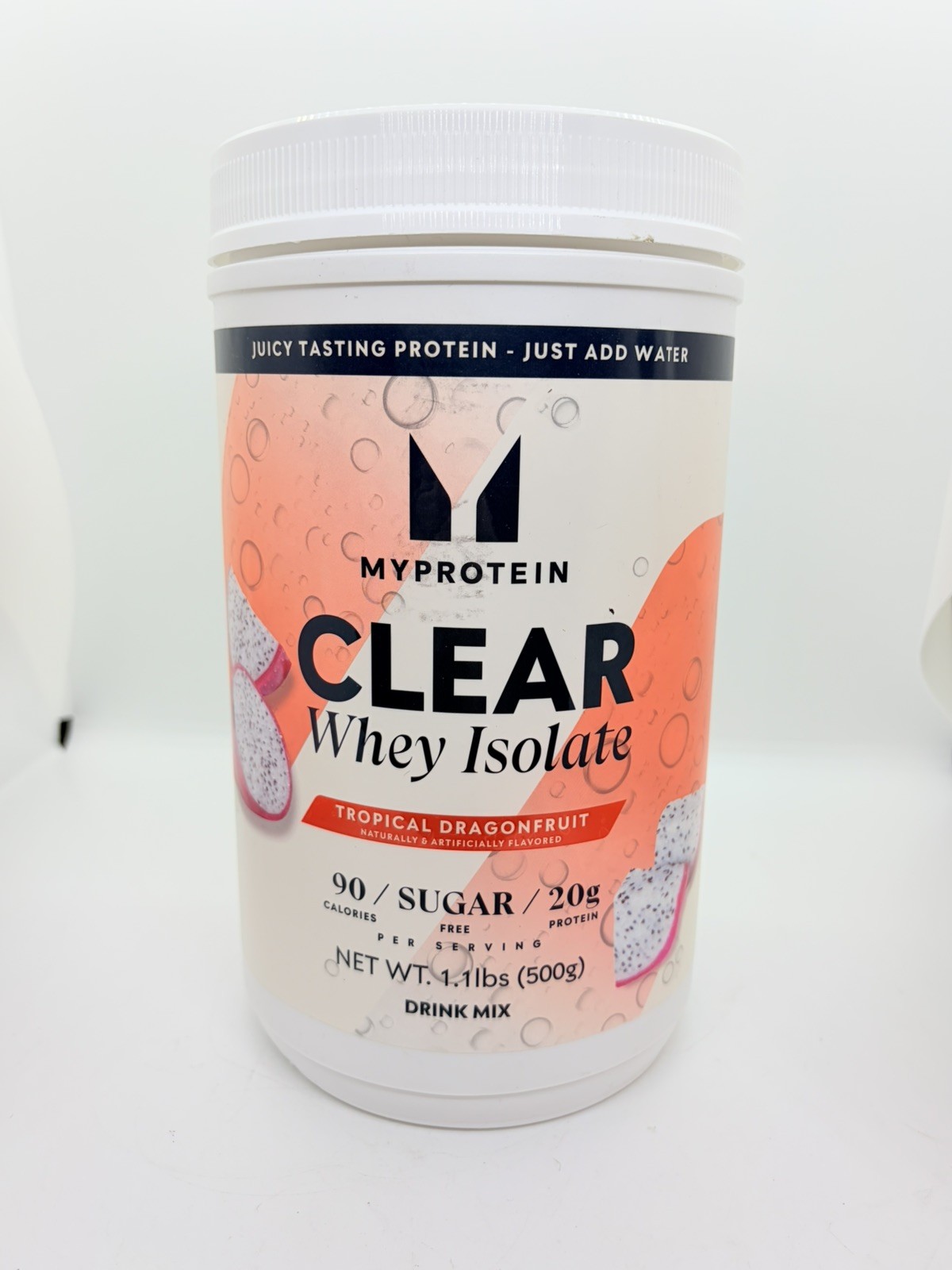 Myprotein Clear Whey Isolate Protein Powder, Tropical Dragonfruit, 20 Servings,