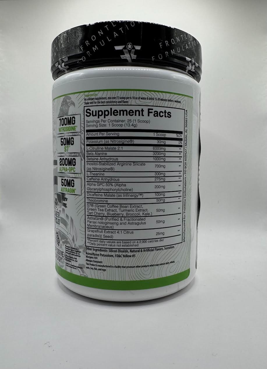 FRONTLINE FORMULATIONS Gauntlet Pre-Workout **Margarita Twist**
