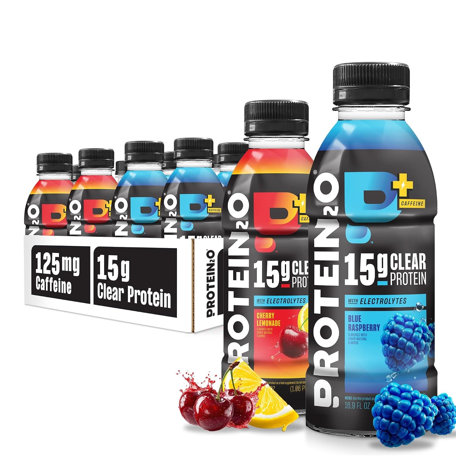 Protein2o Whey Protein Isolate Energy Drink Variety Pack 16.9oz 12 Pack Sugar Fr