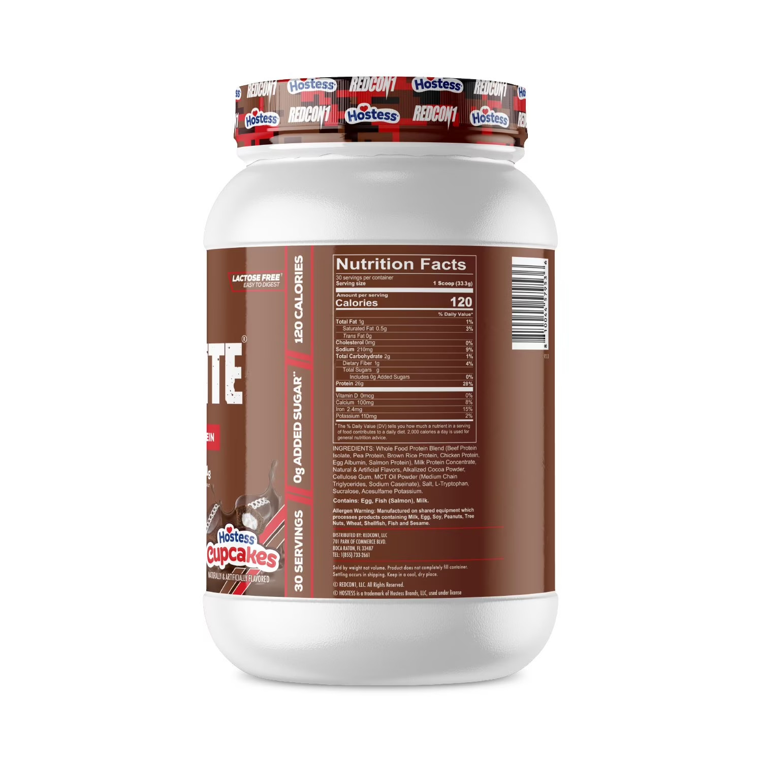 Redcon1 MRE Lite Whole Food Protein Powder – Hostess Cupcakes, 2.2 lbs. LIMITED!