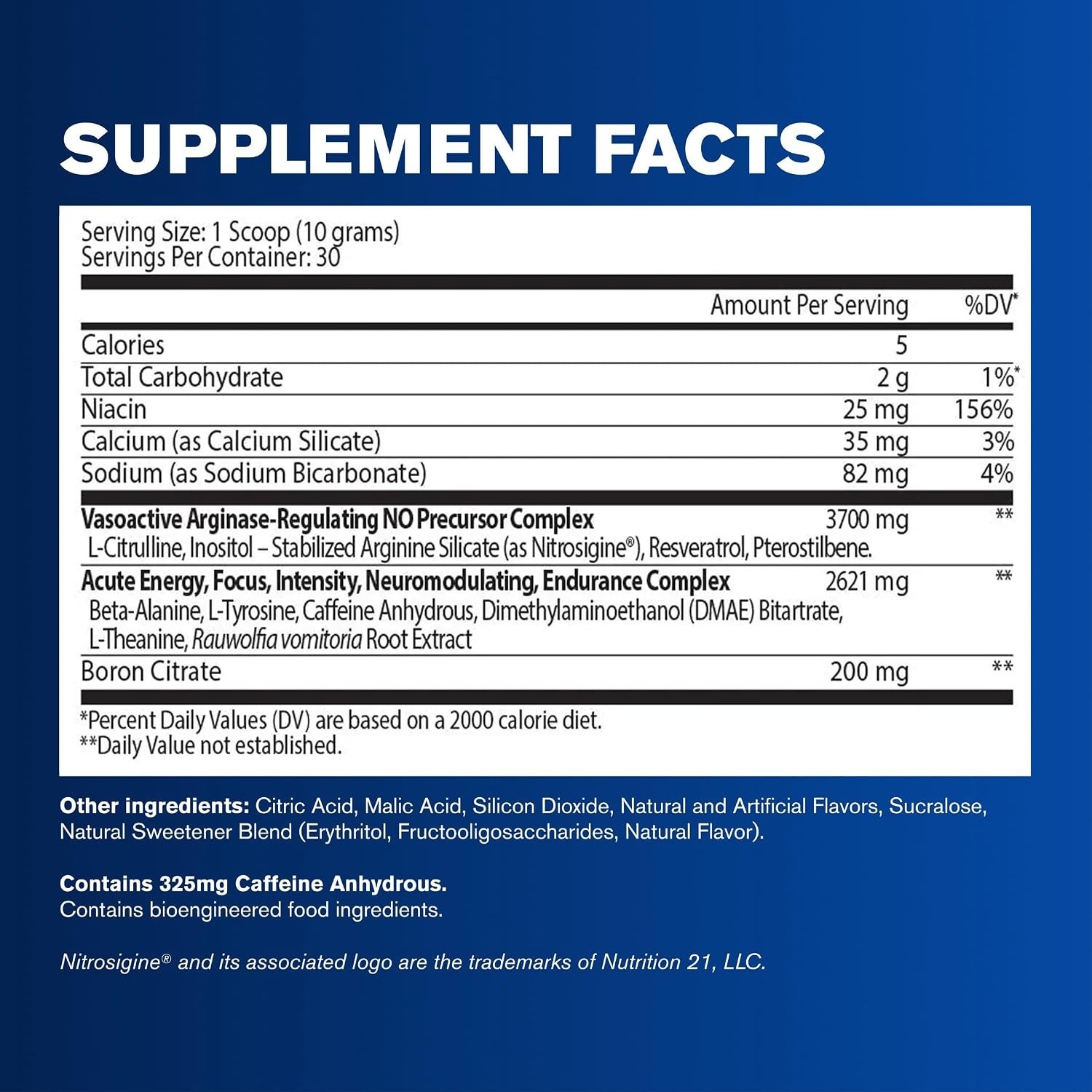 Blue Raspberry Nitraflex Pre-Workout Powder – Boost Energy & Focus, 30 Servings
