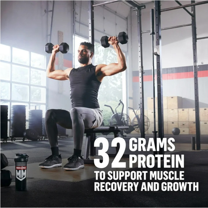 Muscle Milk Genuine Protein Powder, Vanilla, 1.9 lb, 32g Protein