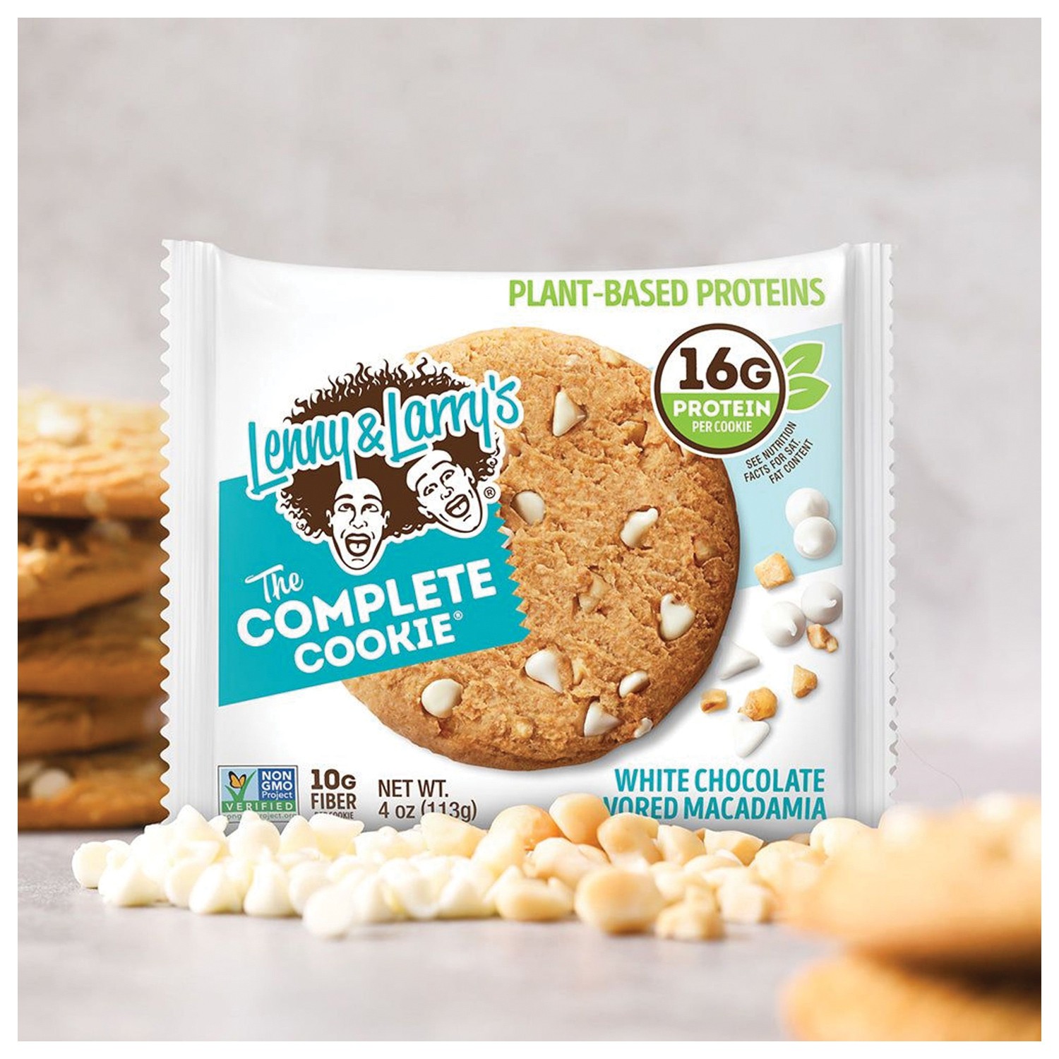 Lenny & Larry Complete Cookie: White Chocolate Macadamia Pack of 12