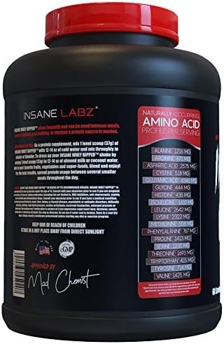 Insane Whey Ripped Lean Muscle Protein 5lbs Vanilla