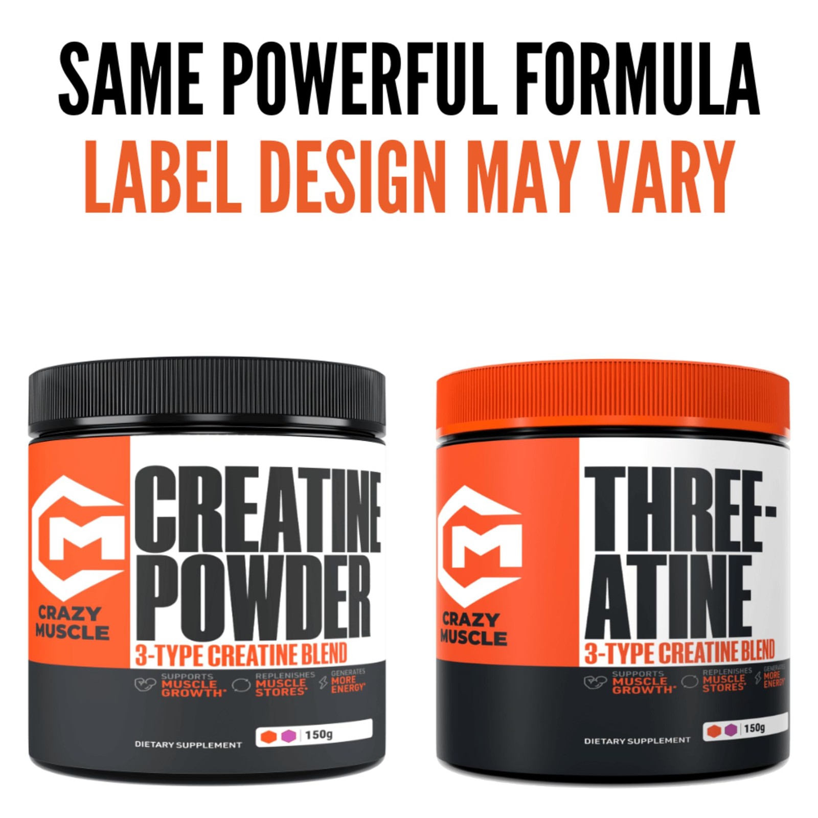 Crazy Muscle Creatine Monohydrate Fitness Powder 5g, Pure Unflavored Microniz…