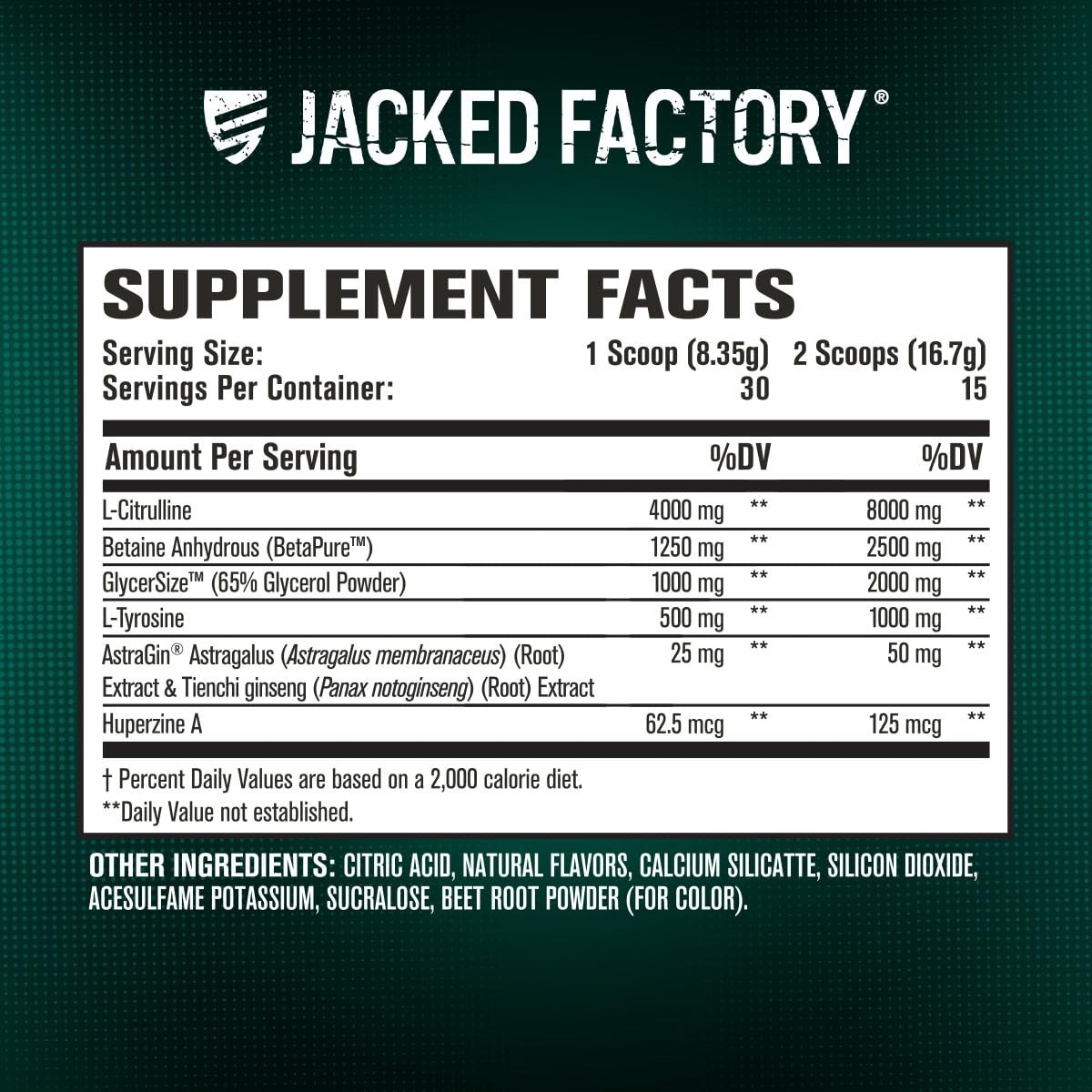 Caffeine-Free Pre Workout Powder for Men & Women – Nootropic Booster, Intense Pu