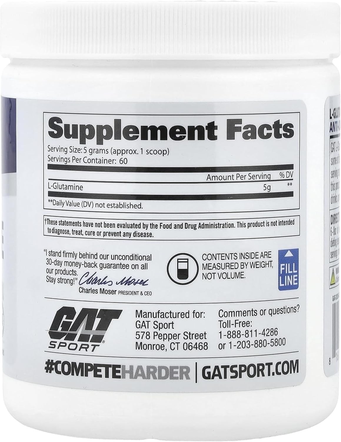 L-Glutamine Unflavored Powder 10.58oz – Anti-Catabolic Muscle Support