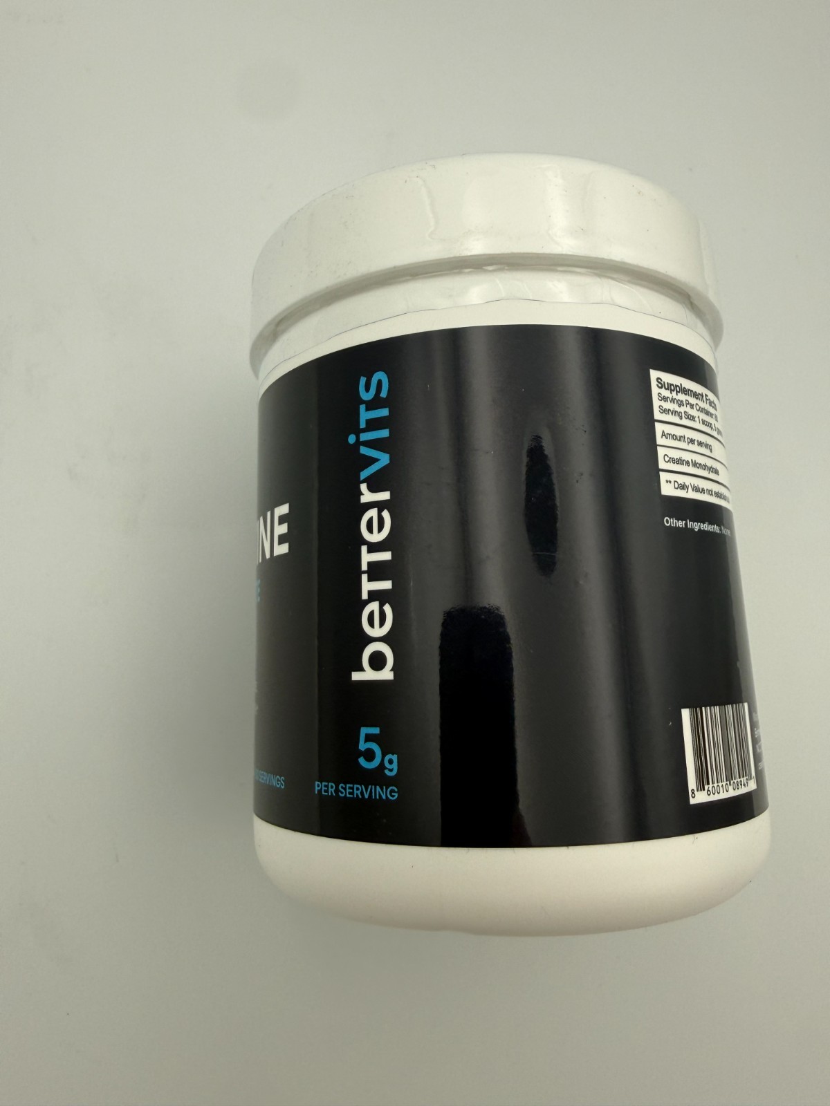 Bettervits Creatine Monohydrate Micronized Powder Dietary Supplement Net Wt 300g