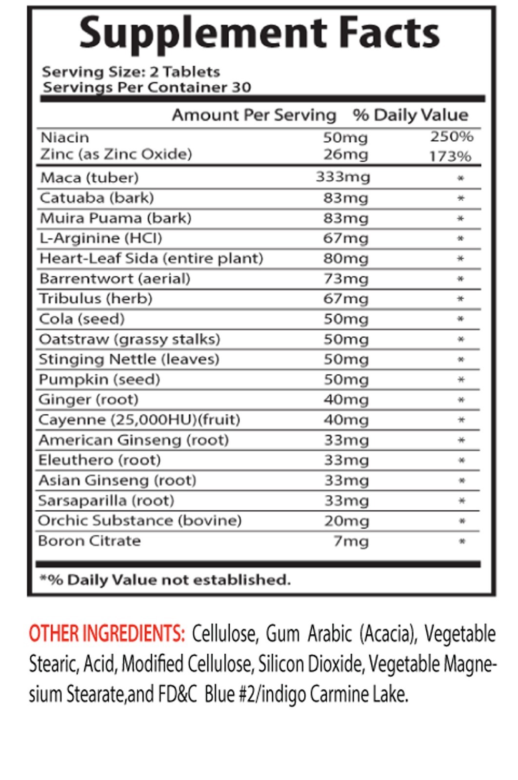 Ginger Root Powder – Maca Plus Complex 1275mg – Super Hard Male Pills 2B