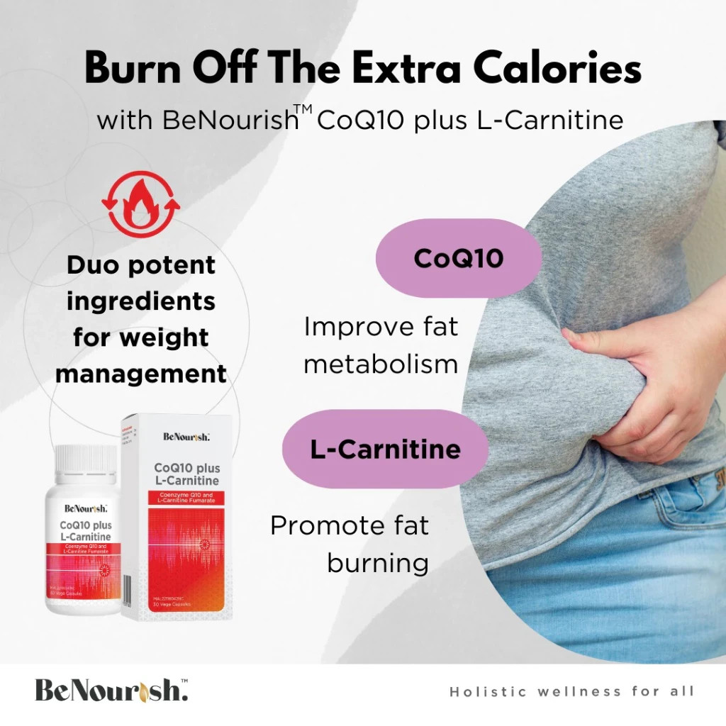 BENOURISH CoQ10 Coenzyme & L-Carnitine Fumarate (30s)