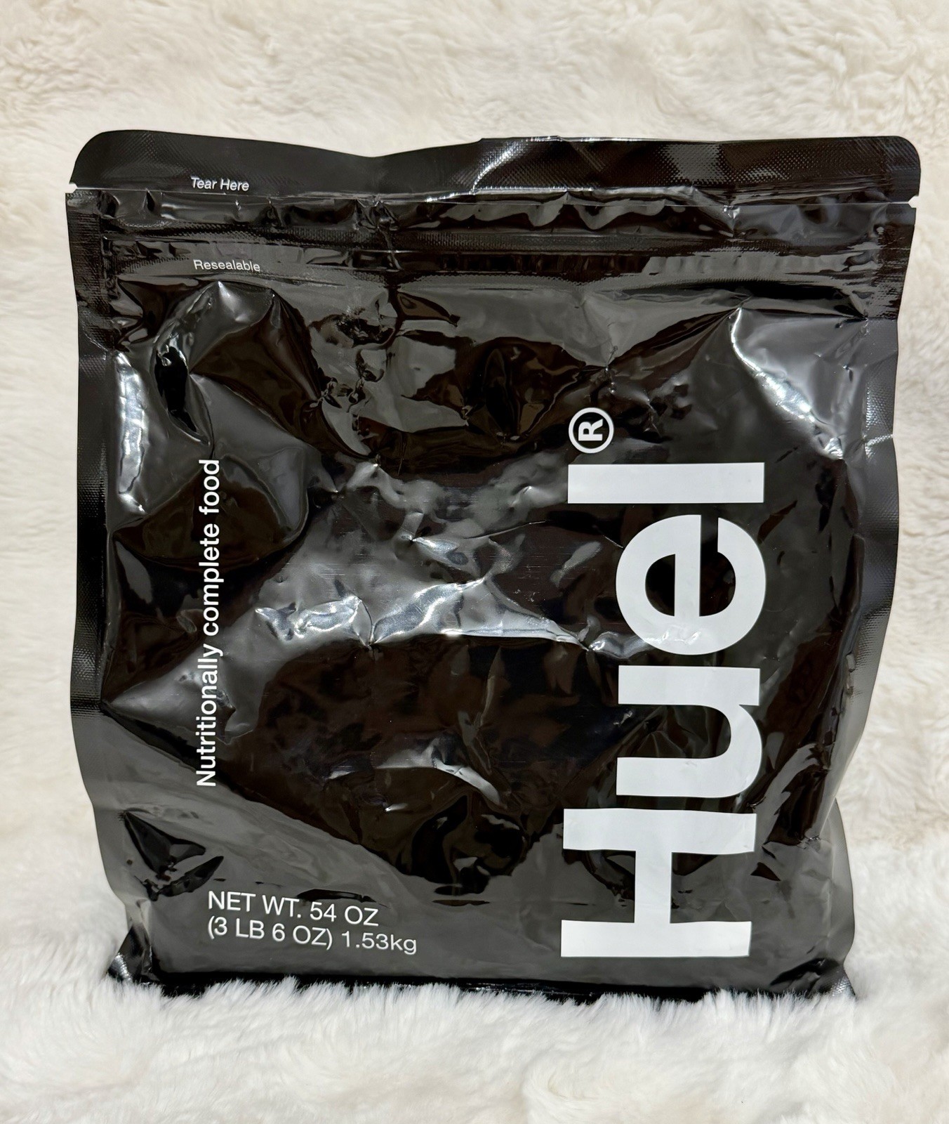 Huel Black Edition Strawberry FlavorProtein Powder 3lbs 6oz Bag Exp 10/26