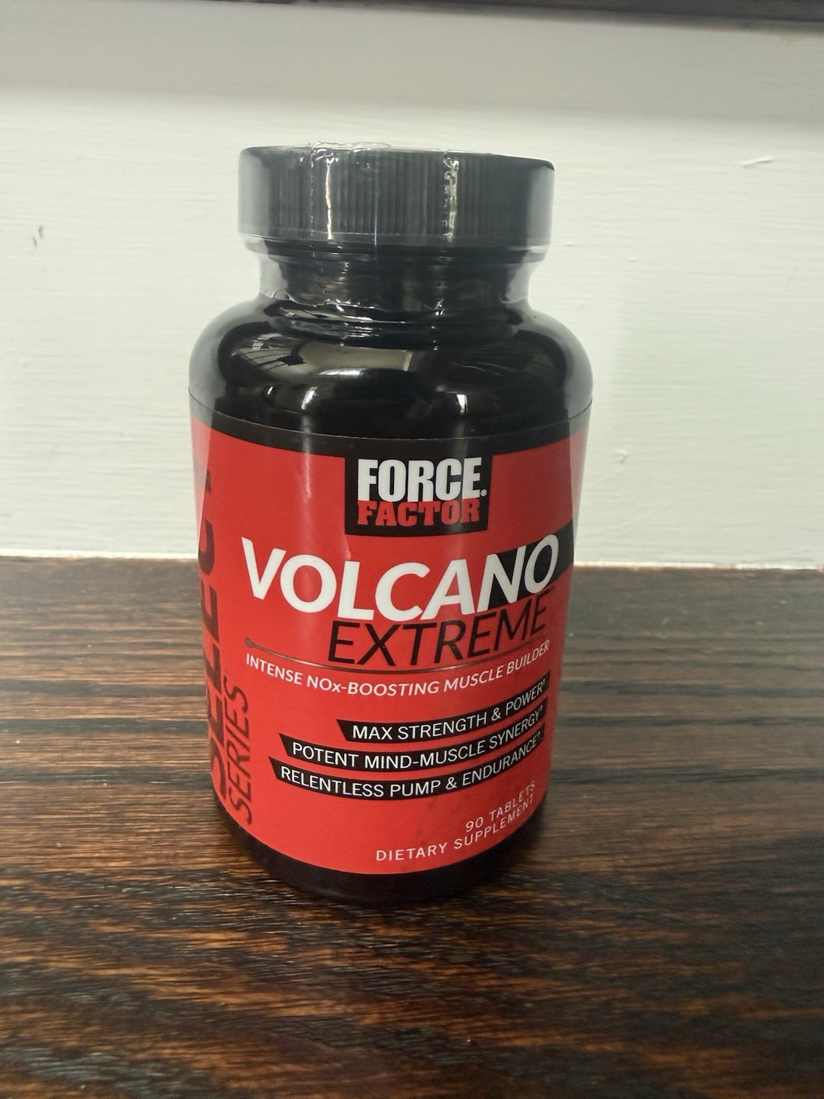 Force Factor Volcano Extreme Pre Workout Nitric OxideBooster 90 Tablet- BB 01/28