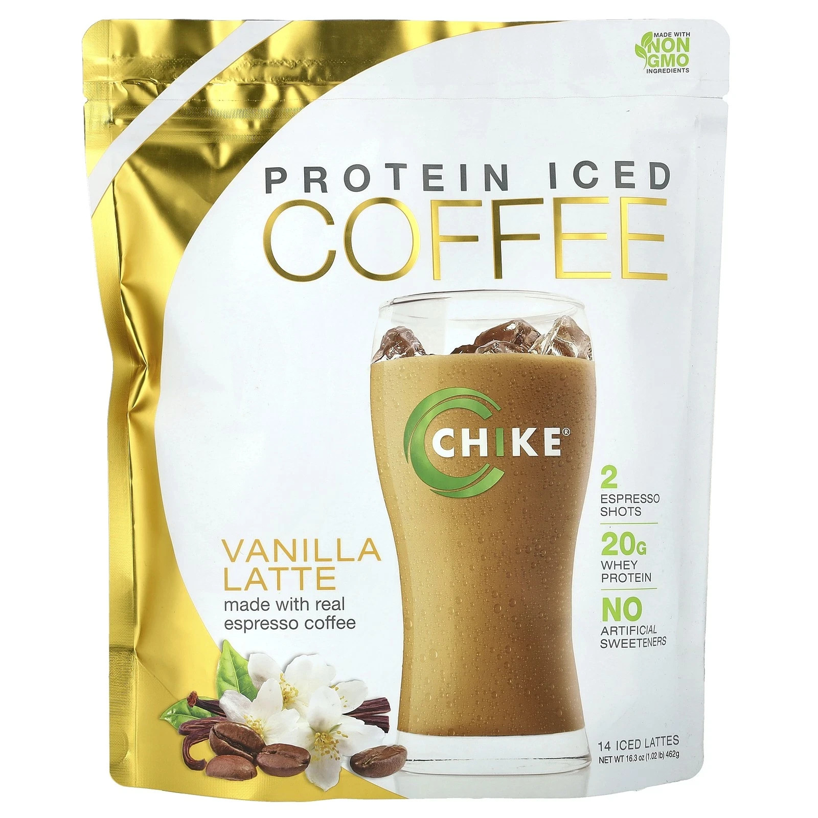 Protein Iced Coffee, Vanilla Latte, 16.3 oz. FREE SHIPPING!