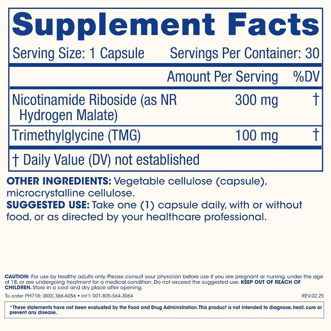 ProHealth Nicotinamide Riboside Pro 300mg Supplement – 30 Servings