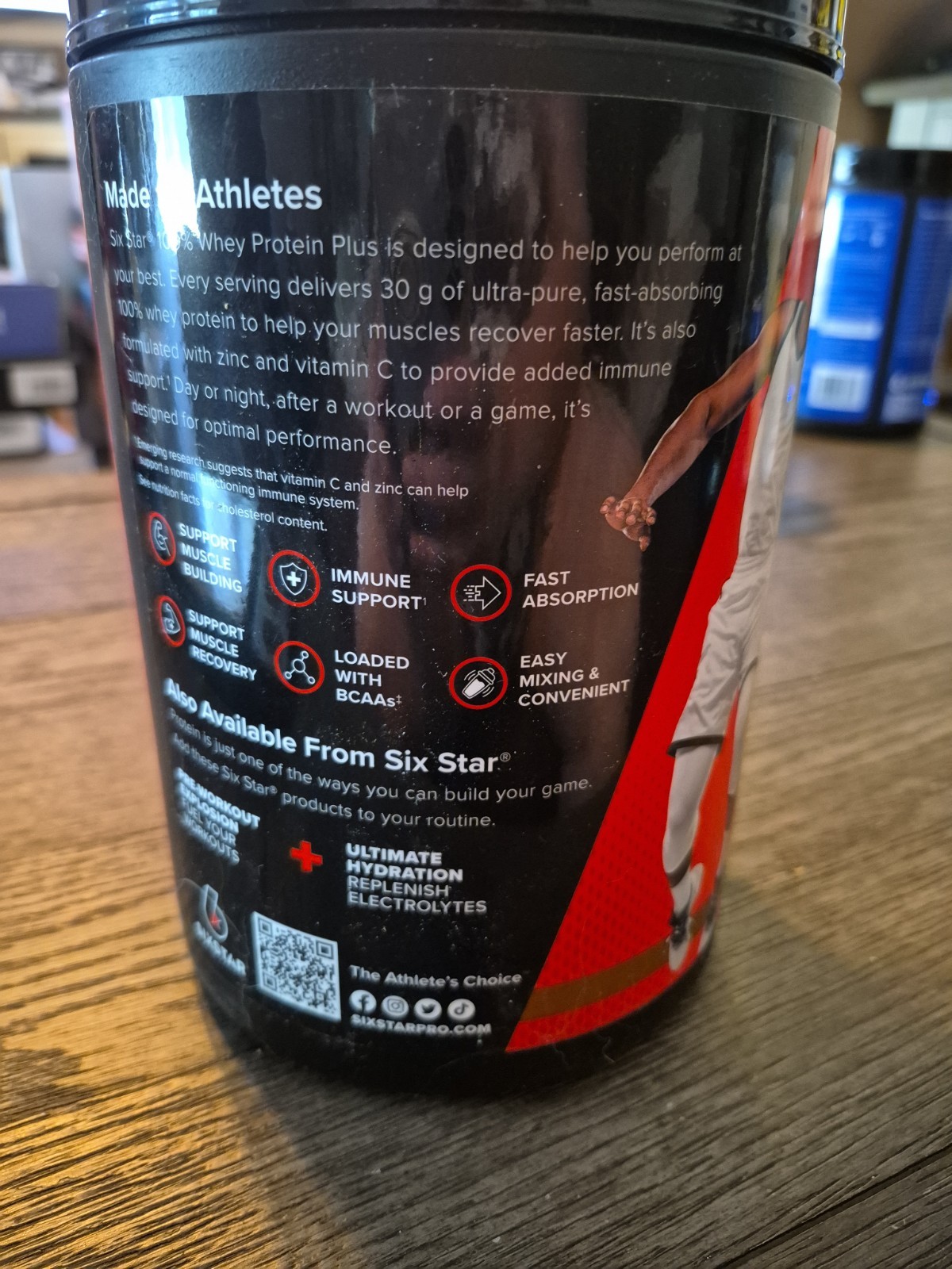 Six Star 100% Whey Protein Plus, 1.82 lbs – Triple Chocolate 1/4/2028
