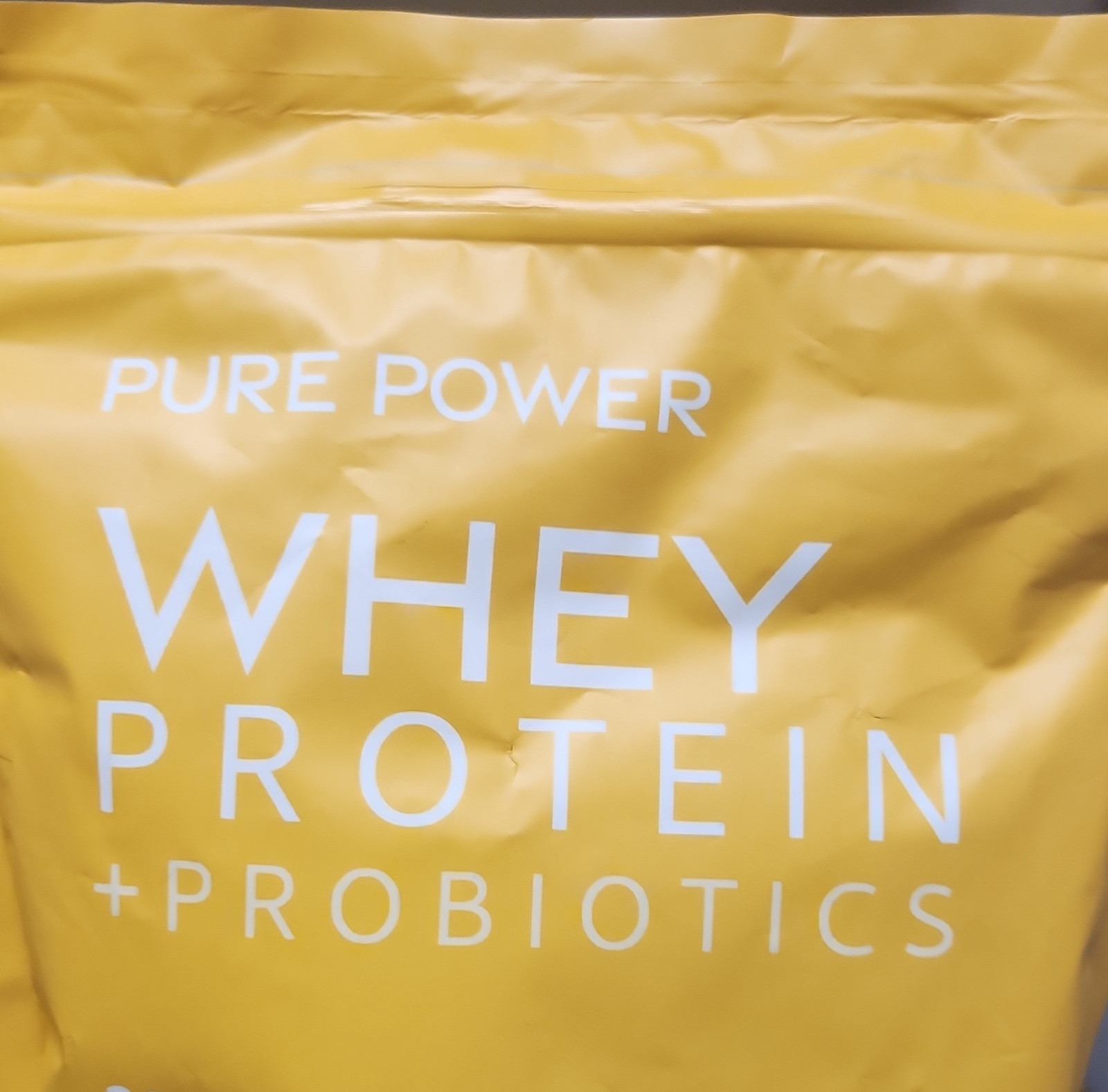 Pure Power Whey Protein Powder + Probiotics Banana Muscle Gain Unisex