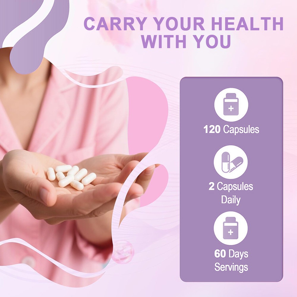 Support Women’s Health Capsules 40550mg – Promotes Hormonal Health