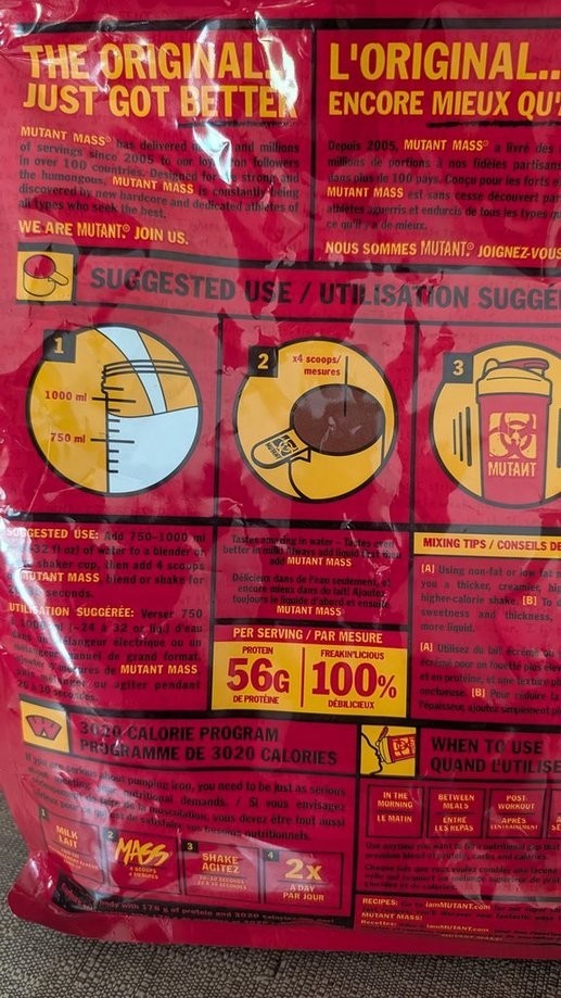 Mutant Mass – 2270 g (14,93 EUR/kg)