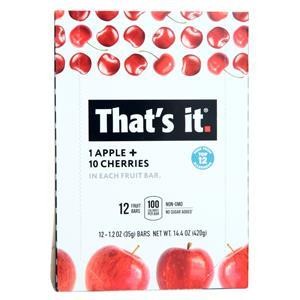 That’s it Nutrition Fruit Bar Apple & Cherries 12 bars