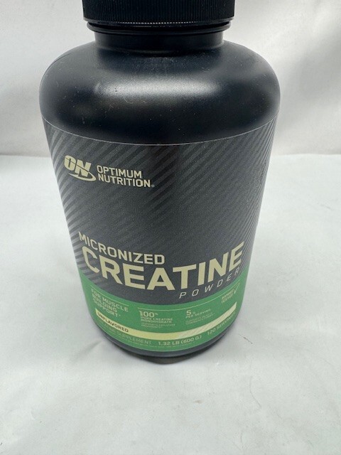 Optimum Nutrition Micronized Creatine Powder 1.32lbs -120 Servings-Exp 9/26*New