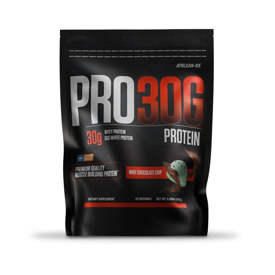 ATHLEAN-X PRO-30G, Premium Whey Protein Isolate Powder, Mint Chocolate Chip, …