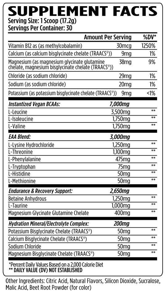 VMI Sports Aminogex Ultra BCAA Powder 30 Servings